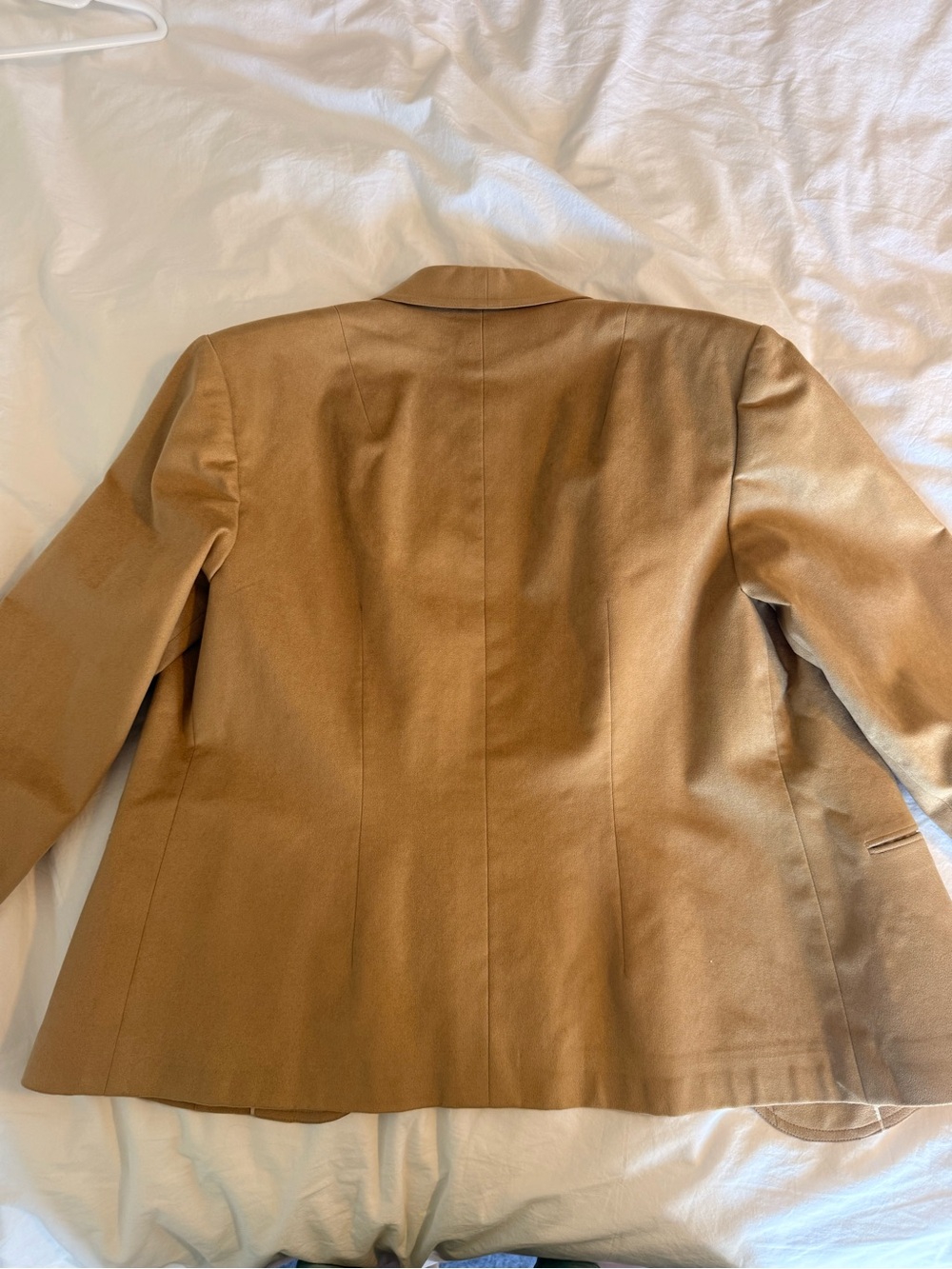Women’s s Camel Blazer Jacket - Classic Single-Breasted Style - handmade no size - Picture 5 of 5